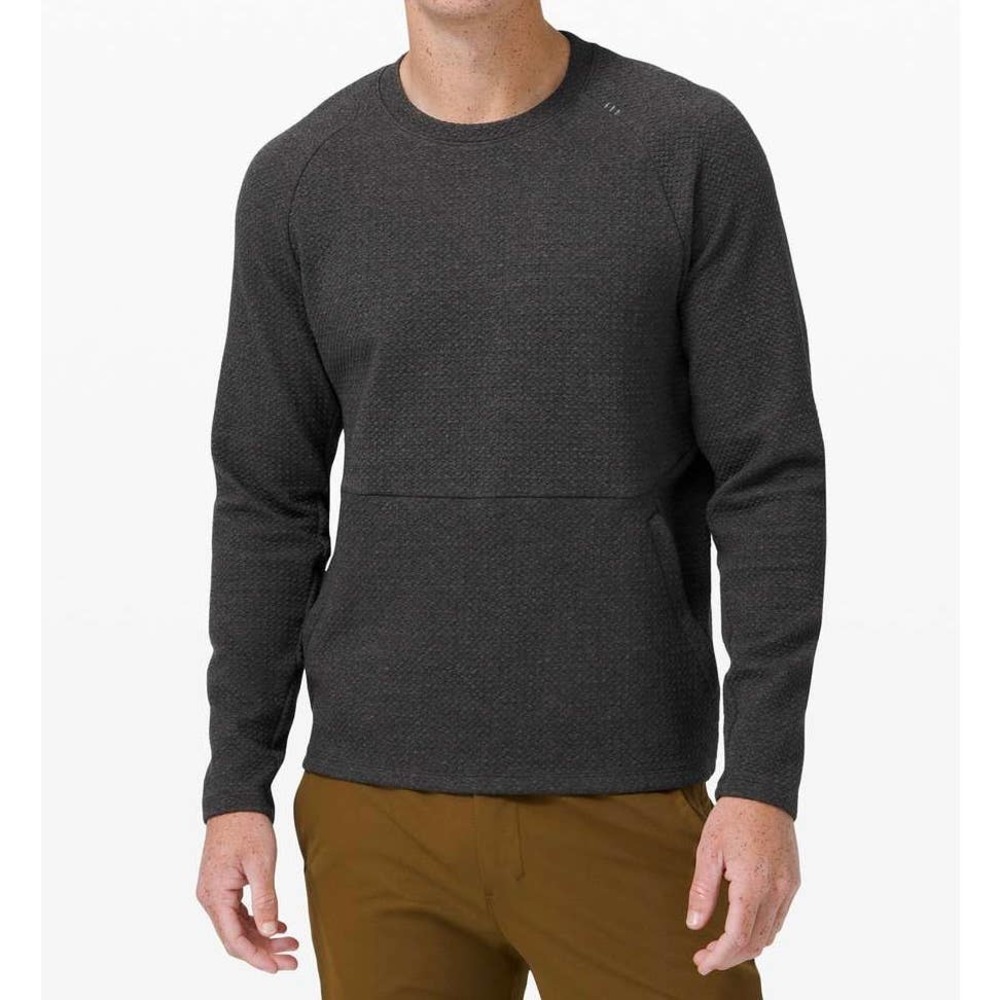 lululemon athletica Men's Crewneck Sweater - Dark Gray